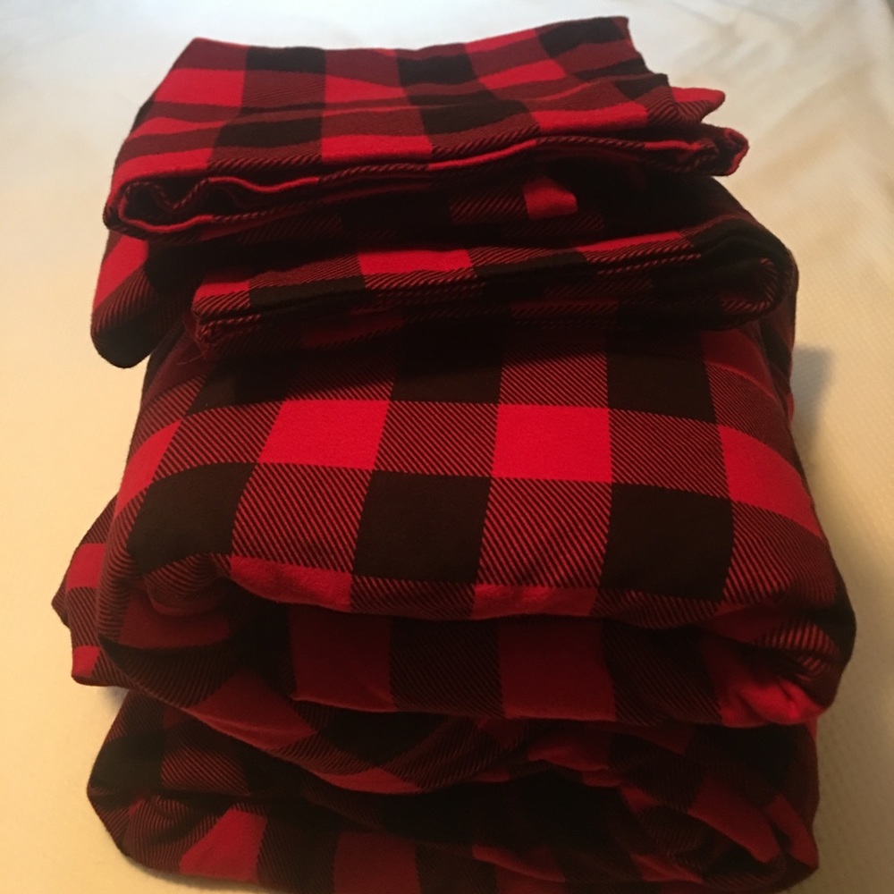 🔴⚫️Mainstays Buffalo Plaid sheets *NWOT* 🛌 - Picture 3 of 6